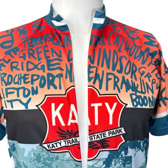 Peaksports Cycling Jersey Unisex S Multicolor Polyester Short Sleeve Zipper - Picture 3 of 8